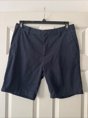 Tilly’s Blue Crown Slim Chino Shorts Navy Blue size 33